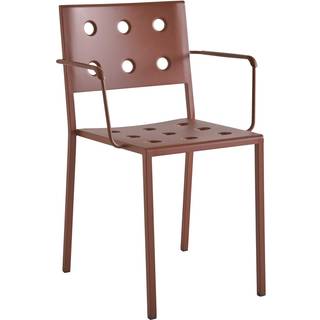 HAY - Balcony Dining Armchair / Iron Red - Udendørs spisebordsstole - Ronan & Erwan Bouroullec - RØD - Metal