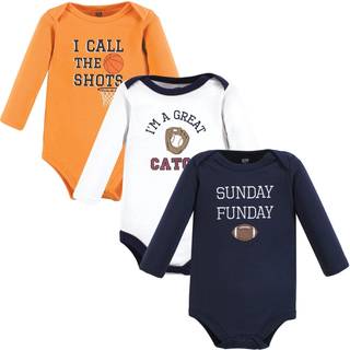 Hudson baby unisex baby bomuld lang?rmet bodysuits efter?r vintersport preemie
