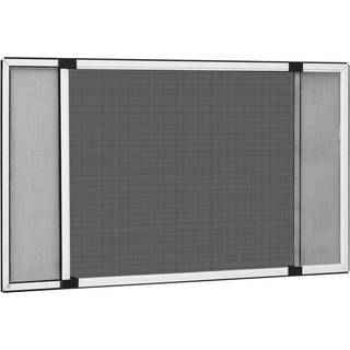 udvideligt insektnet til vinduer (75-143)x50 cm hvid