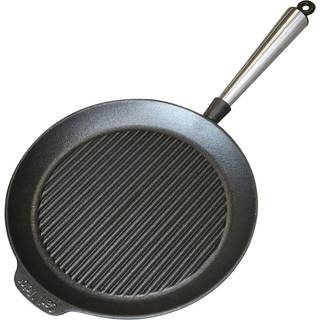 Støbejernsgrillpande 28 cm, jern