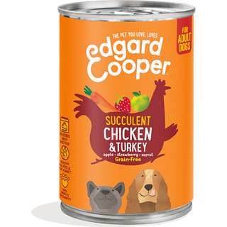 Edgar Cooper - Chicken & Turkey Adult Wet food 400 g