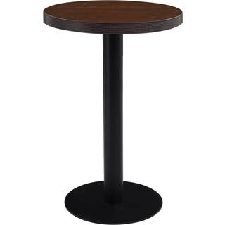 bistrobord 50 cm MDF mørkebrun