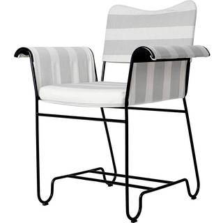 Gubi Tropique Spisebordsstol Sort/Leslie Stripe 20
