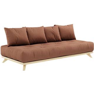 Senza Sovesofa & Daybed Fra Karup Design i Massiv FSC Fyrretræ | Japandi - Klar lak - 759 Clay Brown