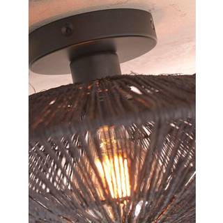 Good &amp; Mojo Iguazu loftlampe, sort, Ø 55 cm