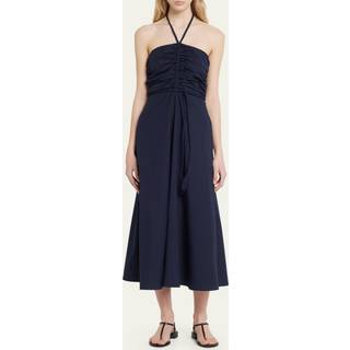 Veronica Beard Tucker cotton midi dress - blue - XL+