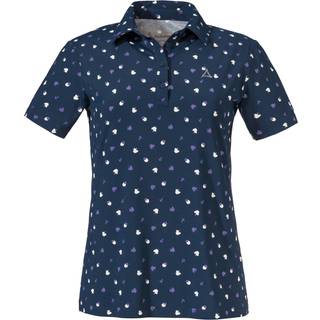 Schöffel Women's Polo Shirt Achhorn Polo-shirt Damer størrelse 34 farve blå