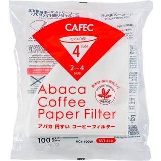 Cafec ABACA Filter Paper AC4-100W - 4 Cups