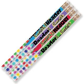 Musgrave Pencil Mus2339D -12 Super Reader Motivational Fun Pencils - 12 Dazon