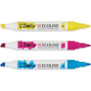 Ecoline Duotip Set Primärfarben