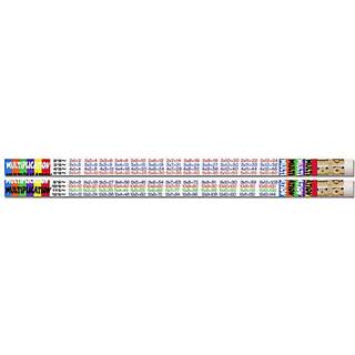 Musgrave Pencil Mus2348D -12 Multiplikationstabeller Motiverende sjove blyanter - 12 Dazon
