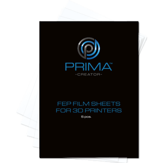 PrimaCreator FEP Film for 3D Printere - 140 x 200 mm - 5-Pakke