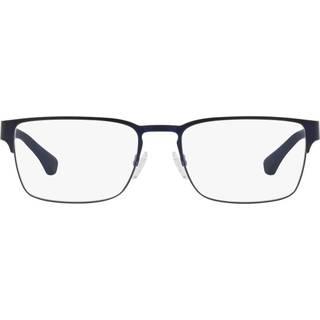 Emporio Armani Mand EA1027 3100 Optiske stel Metal Blå Transparent Firkantet Normal