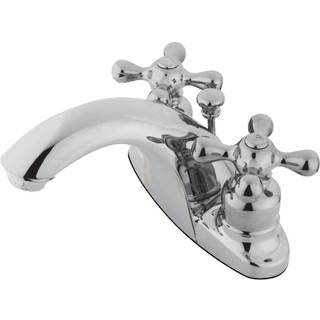 Kingston Brass KB7641AX 4 in. CentreSet badev?relse vandhane poleret krom