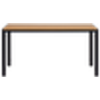 Noah Havebord 150x90cm, Sort/Teak