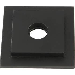 Kingston messing flsquare0 Claremont Heavy Duty Square Solid Cast Brass Bruser Flange Matte sort