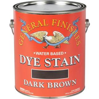 Allmänt avslutar vattenbaserat färgämne 1 gallon mörkbrun