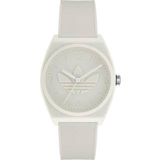 adidas Originals Project Two AOST22035 White Silicone Strap Watch - W3636