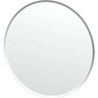 Gatco 1806 Badev?relsesv?gspejl 25 tommer moderne spejl til stue forf?ngelighed Slim design skr? rammel?st runde spejl - Let monteringssikkerheds