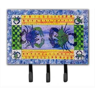 """" Caroline's Treasures 8070th68 Crab Leash eller Key Holder Large Multicolor """"