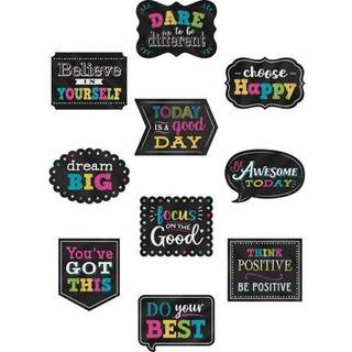 Chalkboard lyse positive ordsprogs accenter 30 pr. Pakke 3 pakker