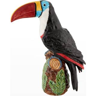 Bordallo Pinheiro Decorative Objects - 'Amazónia' toucan in multicolour earthenware