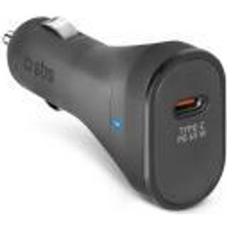 SBS biloplader 65W USB-C PD - sort