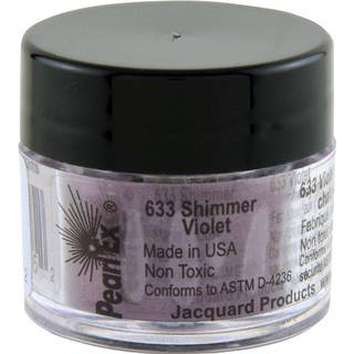 Jacquard Pearl Ex Pigment Powder 3 Gram Shimmer Violet - Løs glimmerpulver til epoxyharpiksen Vandfarver Kalligrafi Blæk & ler - Epoxy Pigment Po