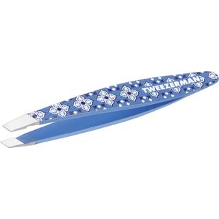 Tweezerman Mini Slant Spidse pincetter Mini med rejsetaske Lisbon Sea 1 stk. - 1 stk.