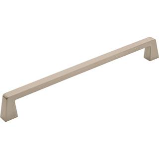 Amerock | Apparat træk | Satin nikkel | 12 tommer (305 mm) Center til centrum | BlackRock | 1 pakke | Skuffet træk | Skuffehåndtag | Skabshardwar