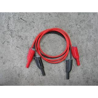 Elma Instruments 2711, 100cm, prøveledning sort+rød ø4mm