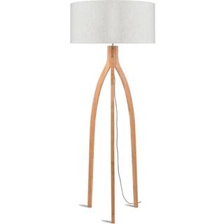 GOOD & MOJO Gulvlampe Annapurna, lys hør, højde 160 cm