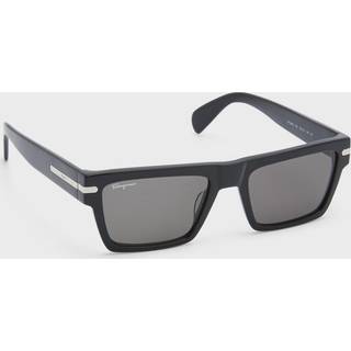 Ferragamo Unisex SF1086S 1 Solbriller Plast Sort Grå Pillow Normal Normal