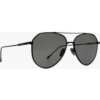 DIFF Dash Polarized matte black+solid grey polarized lens 61 Solbriller Mænd Black - Black - 61mm