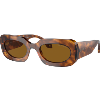 Giorgio Armani Kvinde AR8182 598833 Solbriller Acetat Skildpadde Brun Firkantet Normal