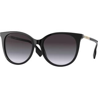 Burberry BE4333F ALICE Asian Fit 30018G 55 Solbriller Kvinder Black - Black - 55mm
