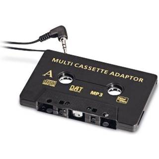Kassetteadapter 3,5 mm-stik - Sort