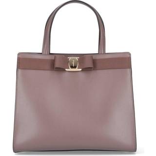 Ferragamo Vara Medium leather tote - brown - One Size