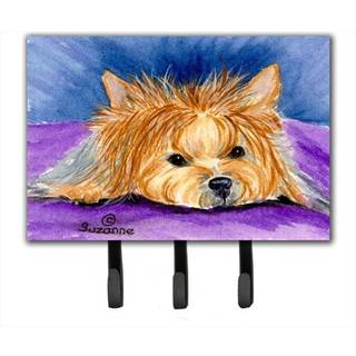 """" Caroline's Treasures SS8749TH68 Yorkie Leash Holder eller Key Hook Large Multicolor """"