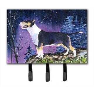"""" Caroline's Treasures SS8344TH68 Bull Terrier Leash Holder eller Key Hook Large Multicolor """"