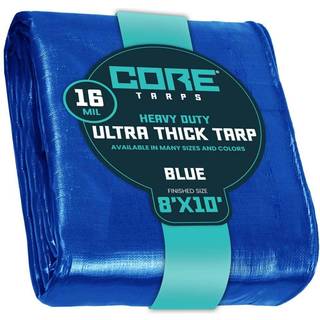 Kerne tarps ekstra tunge 16 mil tarp cover vandtæt UV -resistent rip og tåre bevis poly tarpaulin med forstærkede kanter til tagcamping gårdhave