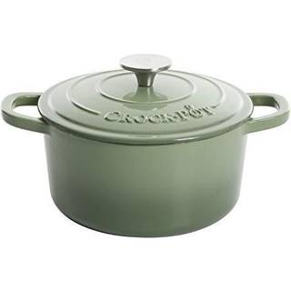 Crock-Pot Artisan Round emaljeret støbejern hollandsk ovn 7-liter Pistache Green