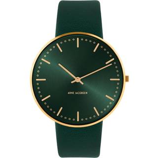Arne Jacobsen armbåndsur CITY HALL 40 MM - EVERGREEN guld