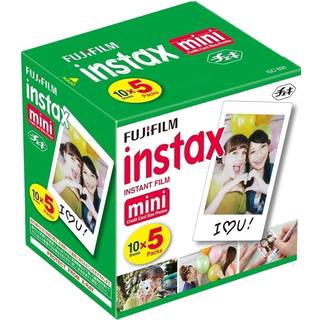 Fujifilm Instax Mini Farvefilm 5x 10 Pak 50 Billeder