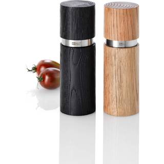 Adhoc Textura Pepper and Salt Mill Set - Salt & Pepper Mill til krydderier - Handy Grinder med keramisk slibemekanisme - Justerbar slibemaskine t