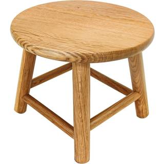 CONDAN B?RN AFTOLE MALKING AFTOLE USA Vokset egetr?plantestativ h?ndlavet massivt tr? aff?ring 9 """" Lav aff?ring rund trin aff?ring tr? aff?ring