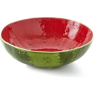 Bordallo Pinheiro Tableware - 'Melancia' salad bowl in multicolour earthenware