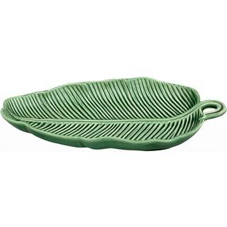 Bordallo Pinheiro Banana Leaf Skål 14,5x26,5 Cm - Serveringsskåle Earthenware Grøn - 65002914
