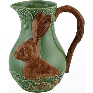 Bordallo Pinheiro Serving And Trays - 'Bosque' hare pitcher in multicolour earthenware