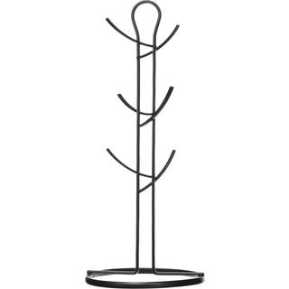 Grundl?ggende om hjemmet krom tr?dkollektion holdbart st?l krus tr? st? 6-hook kaffe te cup indehaver k?kken bordplade sort 6 """" """" x 15 """" """"